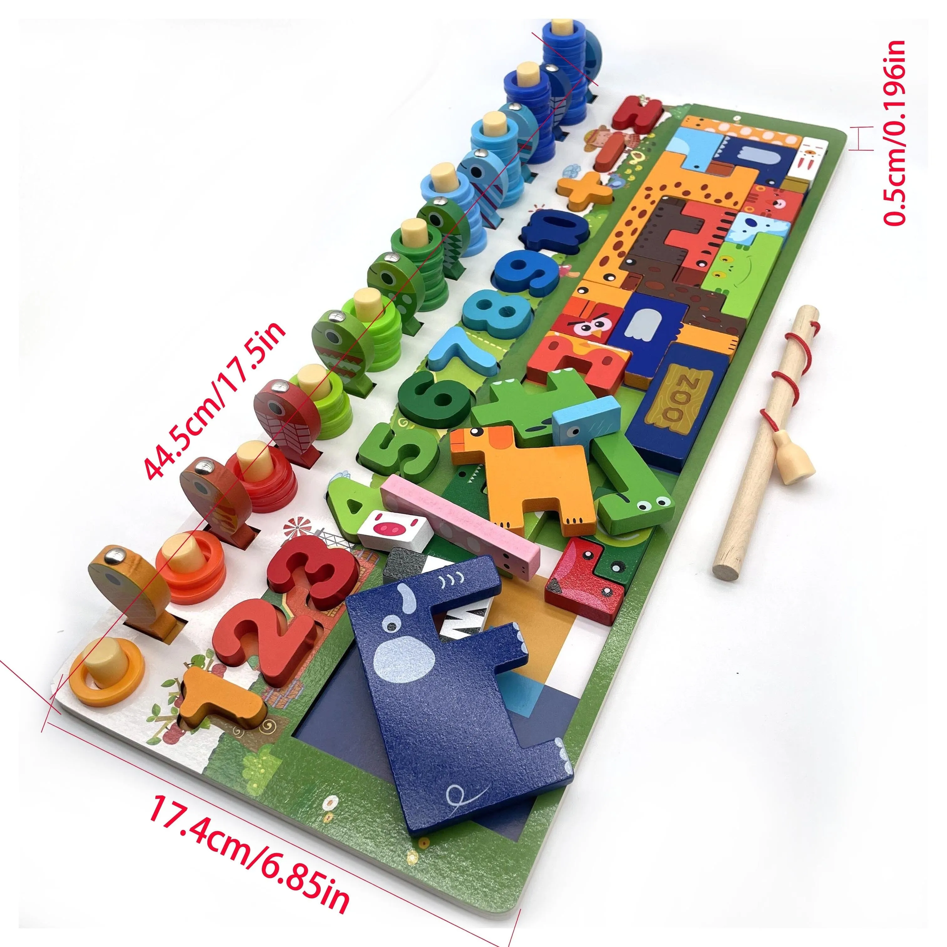 Montessori Wooden Educational Toy Set for Preschool Kids