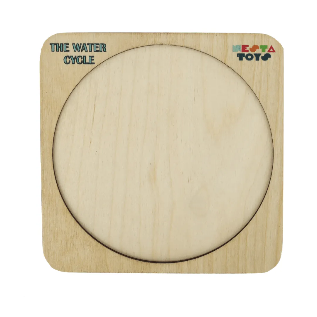 Montessori Wooden Water Cycle Puzzle | Educational STEM Learning Toy