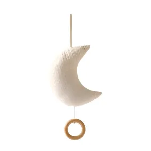 Moon Drawstring Music Box | Beige