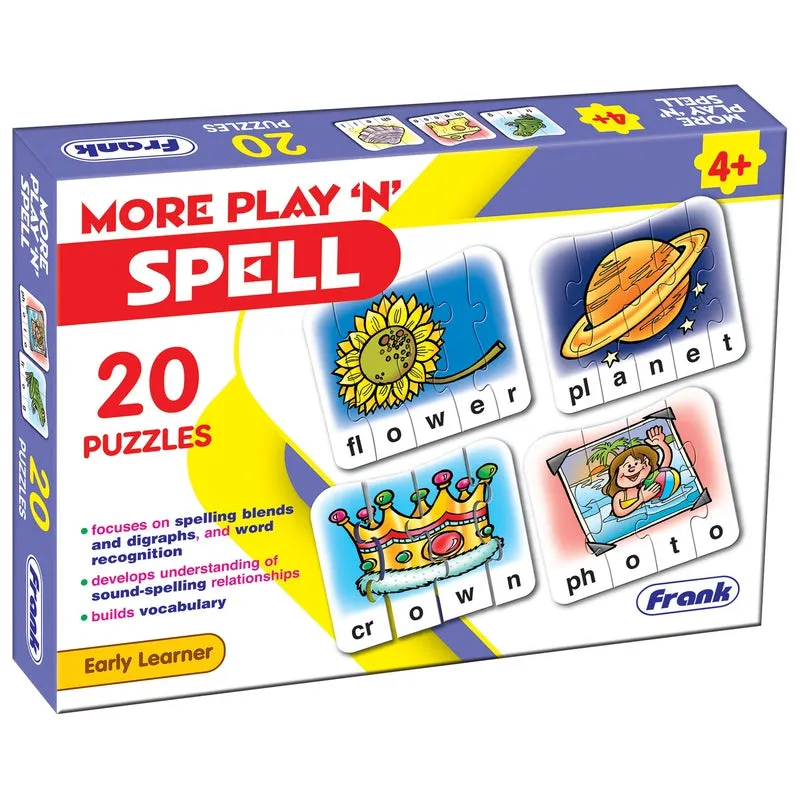 More Play 'N' Spell Early Learning Puzzle