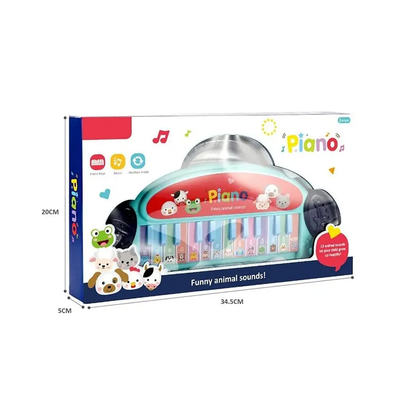 Multi-Functional 24-Key Animal Sound Piano (Color May Vary)