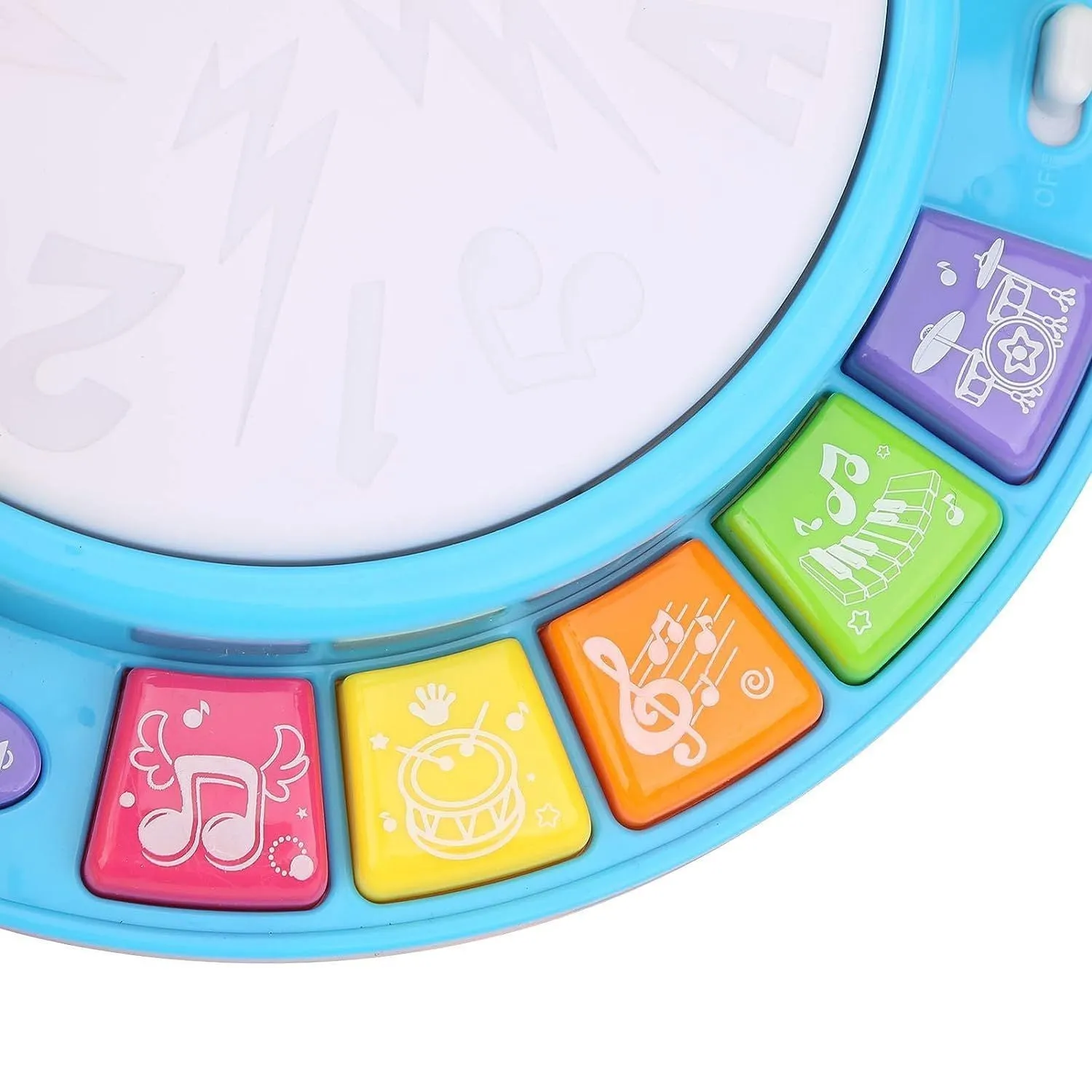 Multicolor Kids Musical Drum Set with Mic, Safe Sound - Gominimo