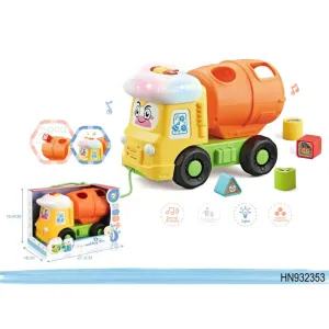 Musical Construction Truck with shapes Blocks