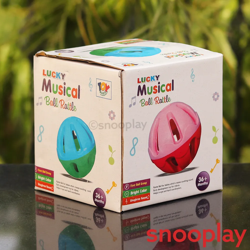 Musical Rattling Ball (Assorted Colours)