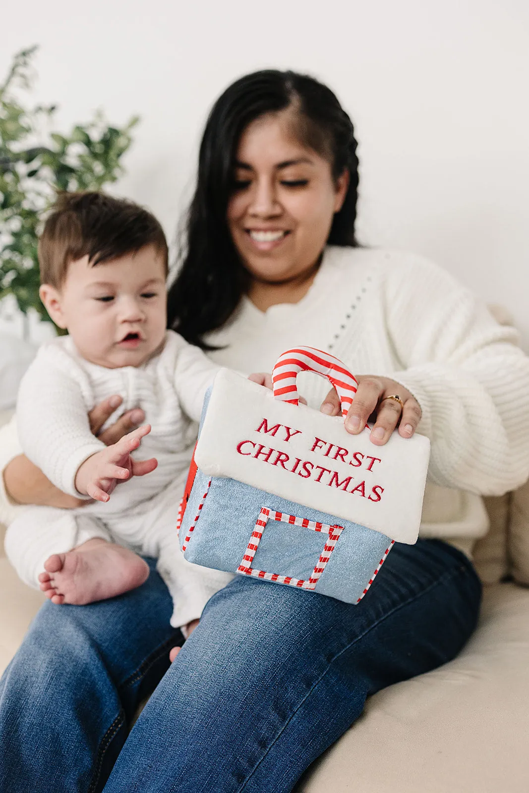 My First Christmas Santa's Workshop Playset with 4 ct Sensory Toys