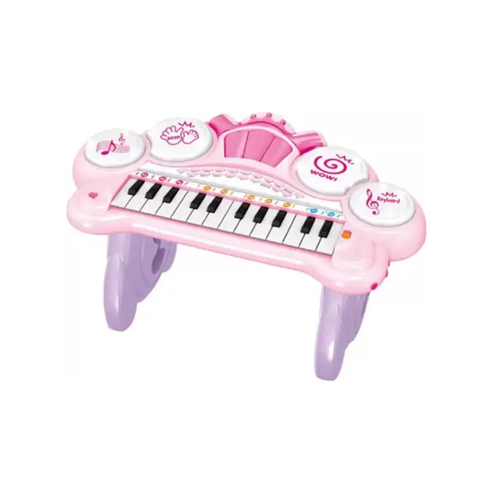 (NET) 24-Key Toddler Piano Toy with Drums and MP3 Songs