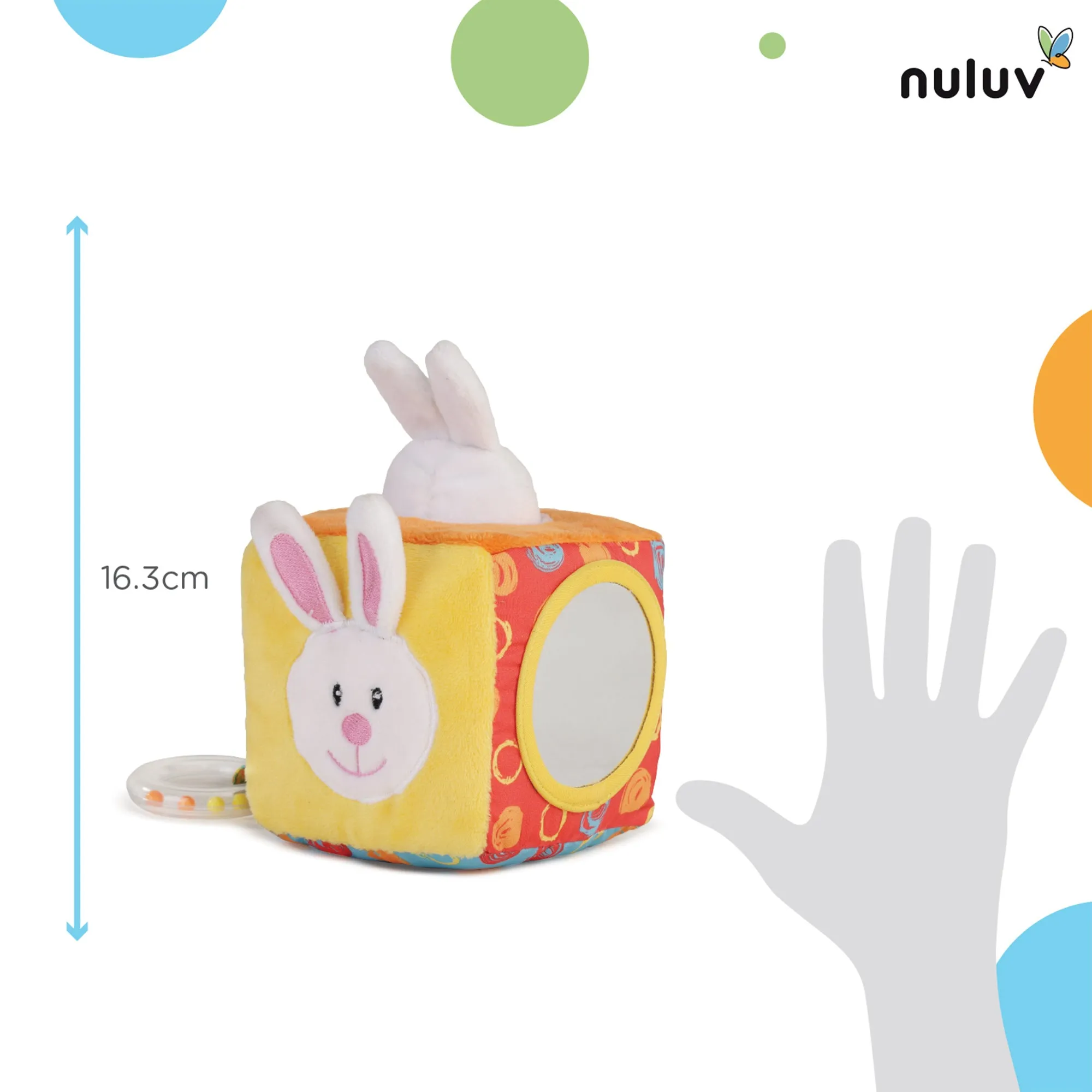 Nuluv Bunny Cube 3  Months (Multicolor)