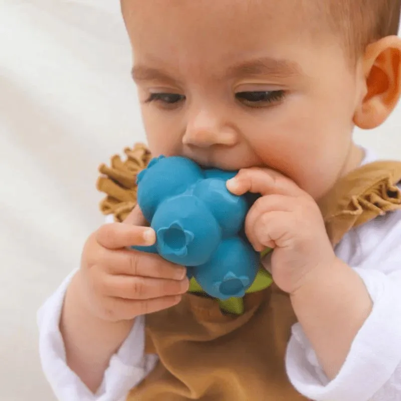 Oli & Carol Baby Teether - Jerry the Blueberry