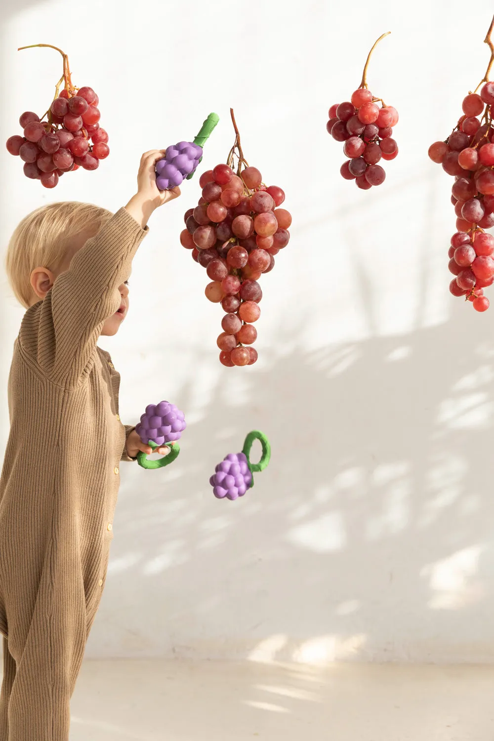 Oli & Carol Grape Rattle Teether