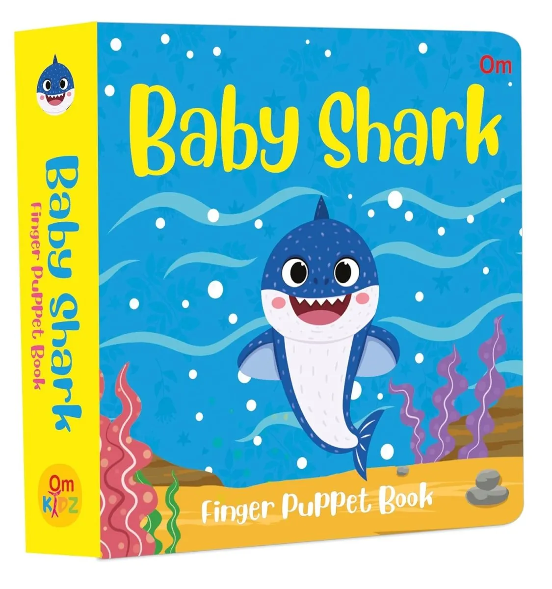 Om Books International Baby Shark Finger Puppet Book