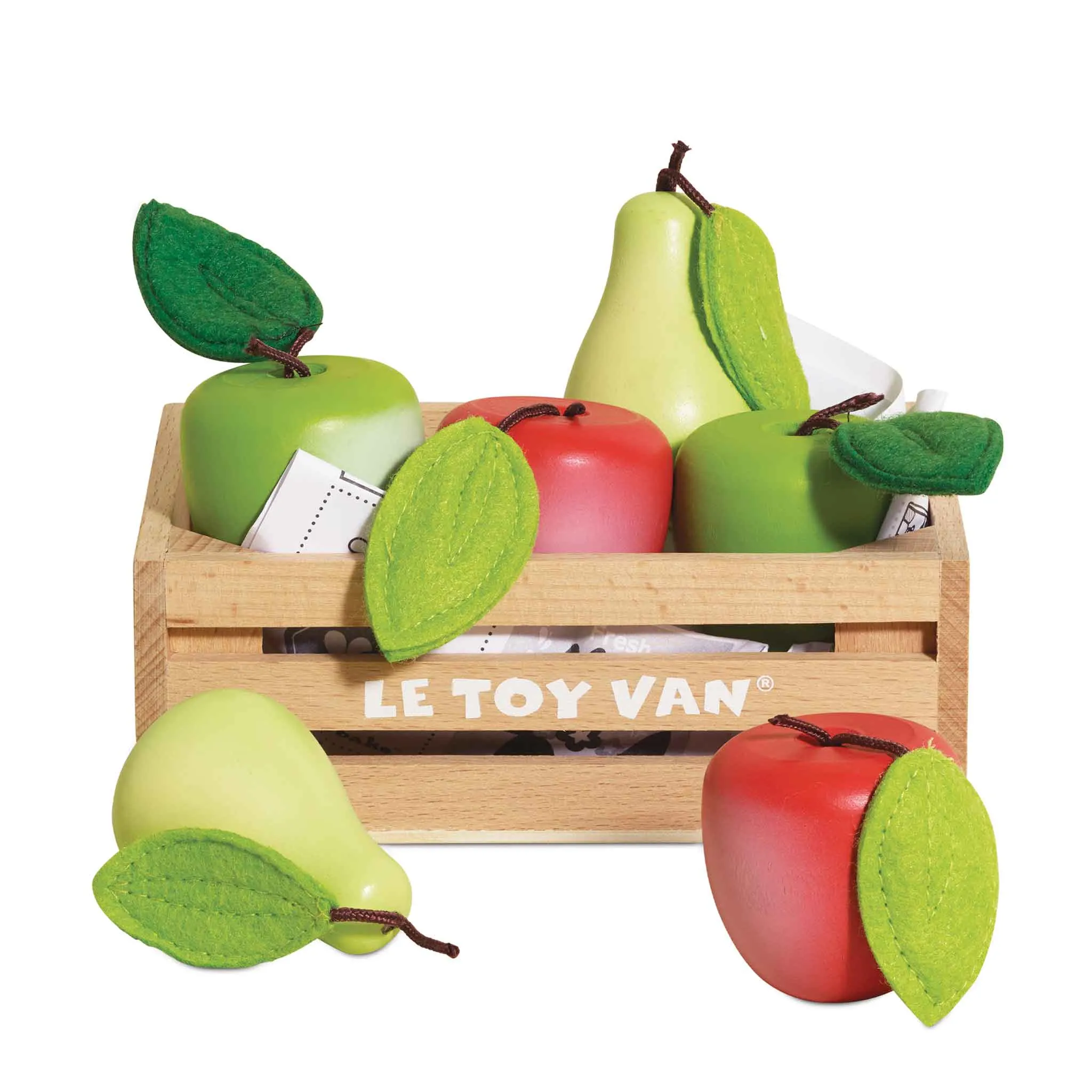 Orchard Fruits Wooden Market Crate