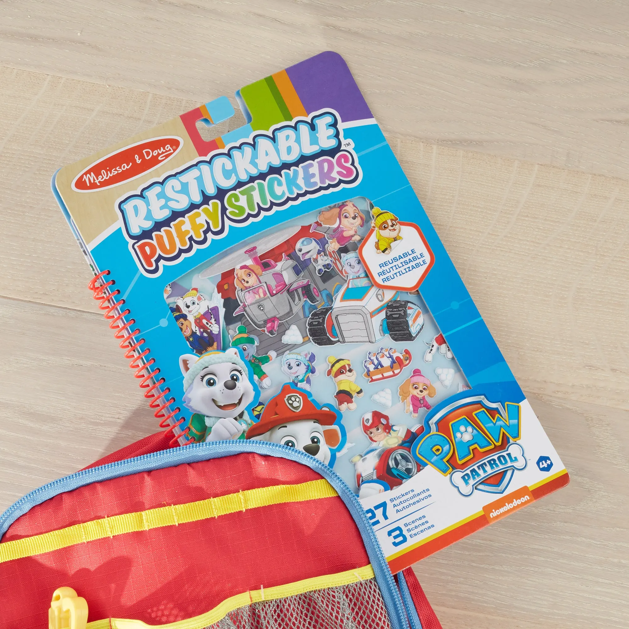 PAW Patrol Restickable Puffy Stickers -  Jake's Mountain