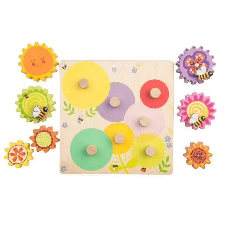 Petilou - Gears & Cogs Busy Bee Learning Puzzle