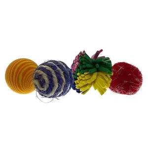 Petsport Kitty Assorted Fun Balls for Cats, 5 cm