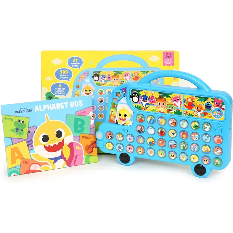 Pinkfong Baby Shark Alphabet Bus with Lyrics Booklet