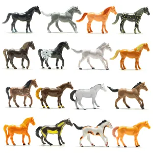 Plastic Toy Horses Party Favors, 16 Count