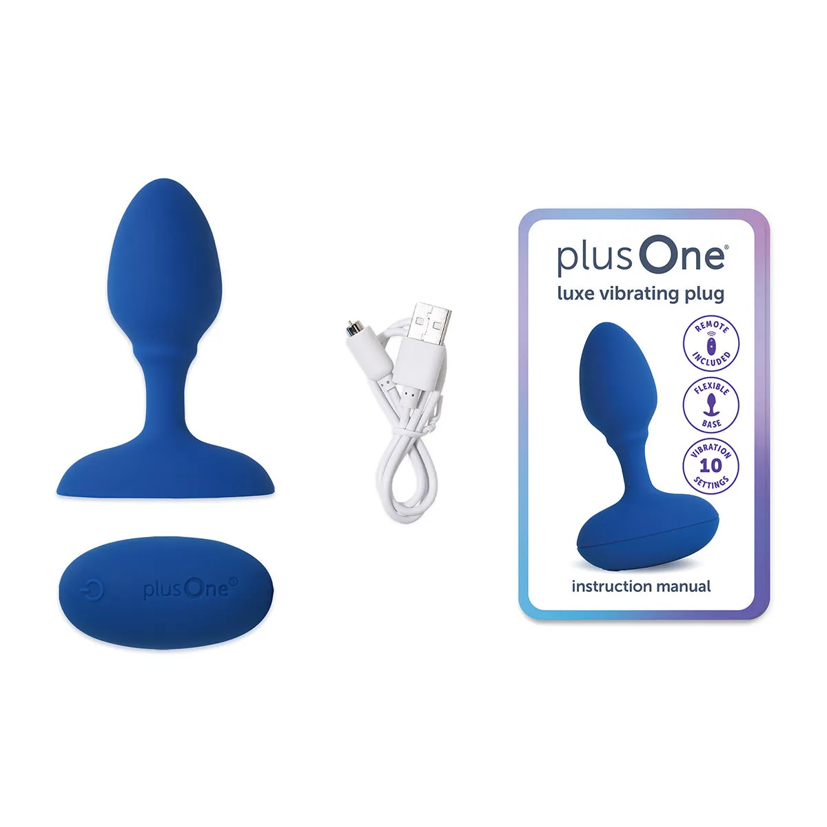 plusOne® luxe vibrating plug