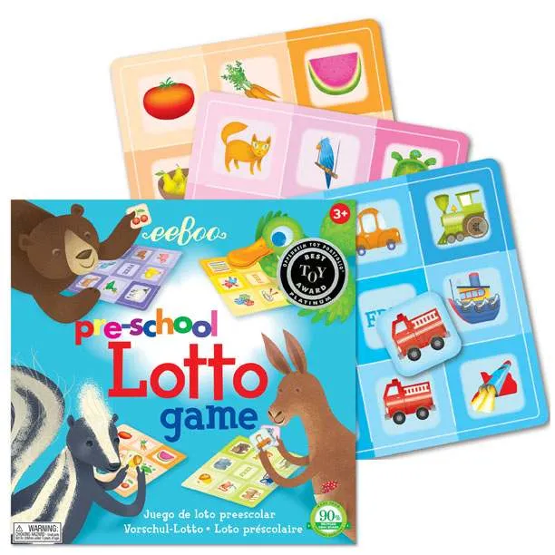 Pre-School Lotto Game 36pc