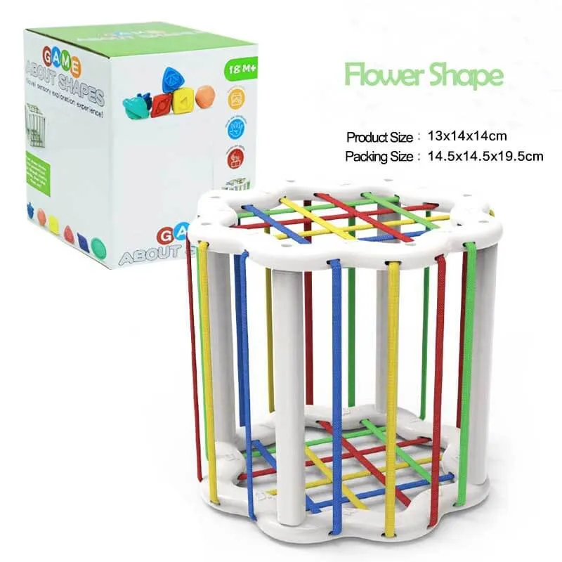 Rainbow Shape/Color Sorter Game