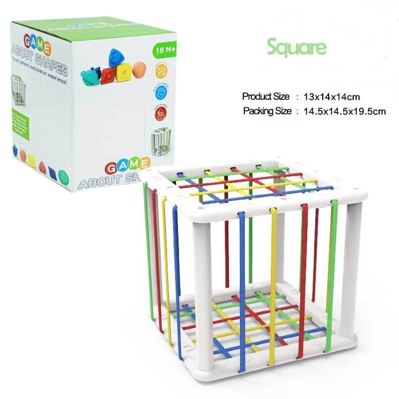 Rainbow Shape/Color Sorter Game