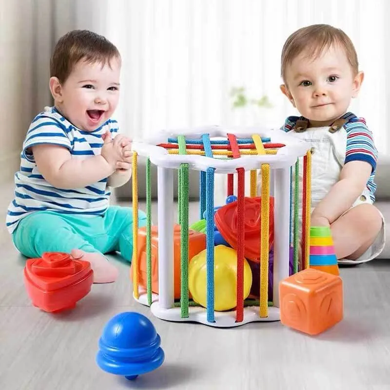 Rainbow Shape/Color Sorter Game