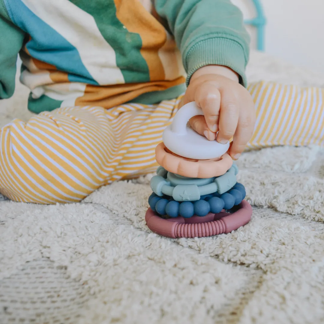 Rainbow Stacker and Teether Toy