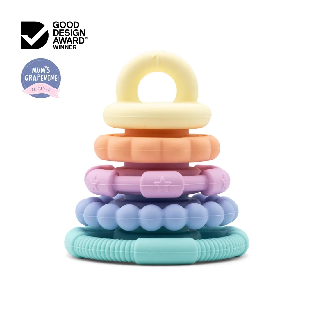 Rainbow Stacker and Teether Toy