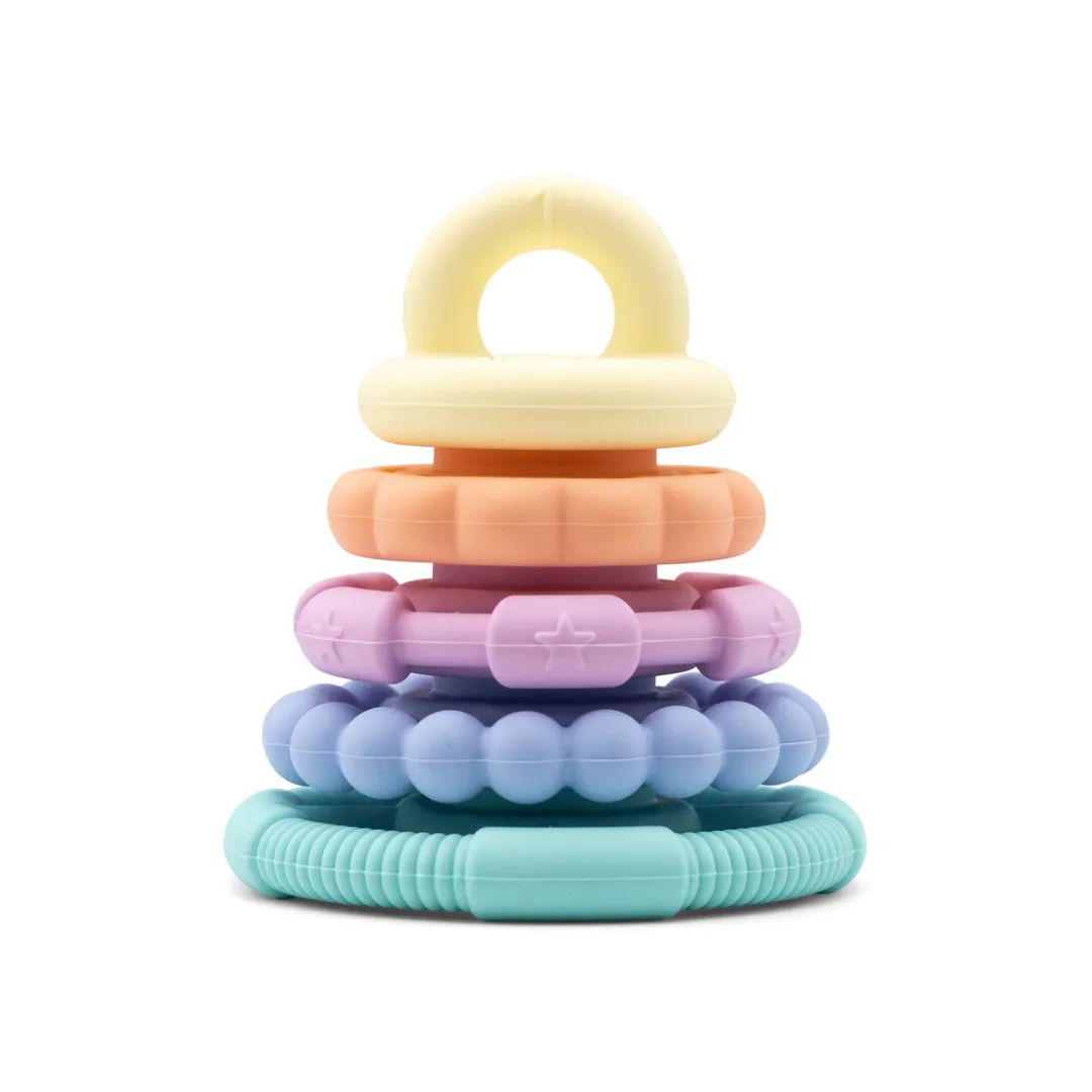 Rainbow Stacker and Teether Toy