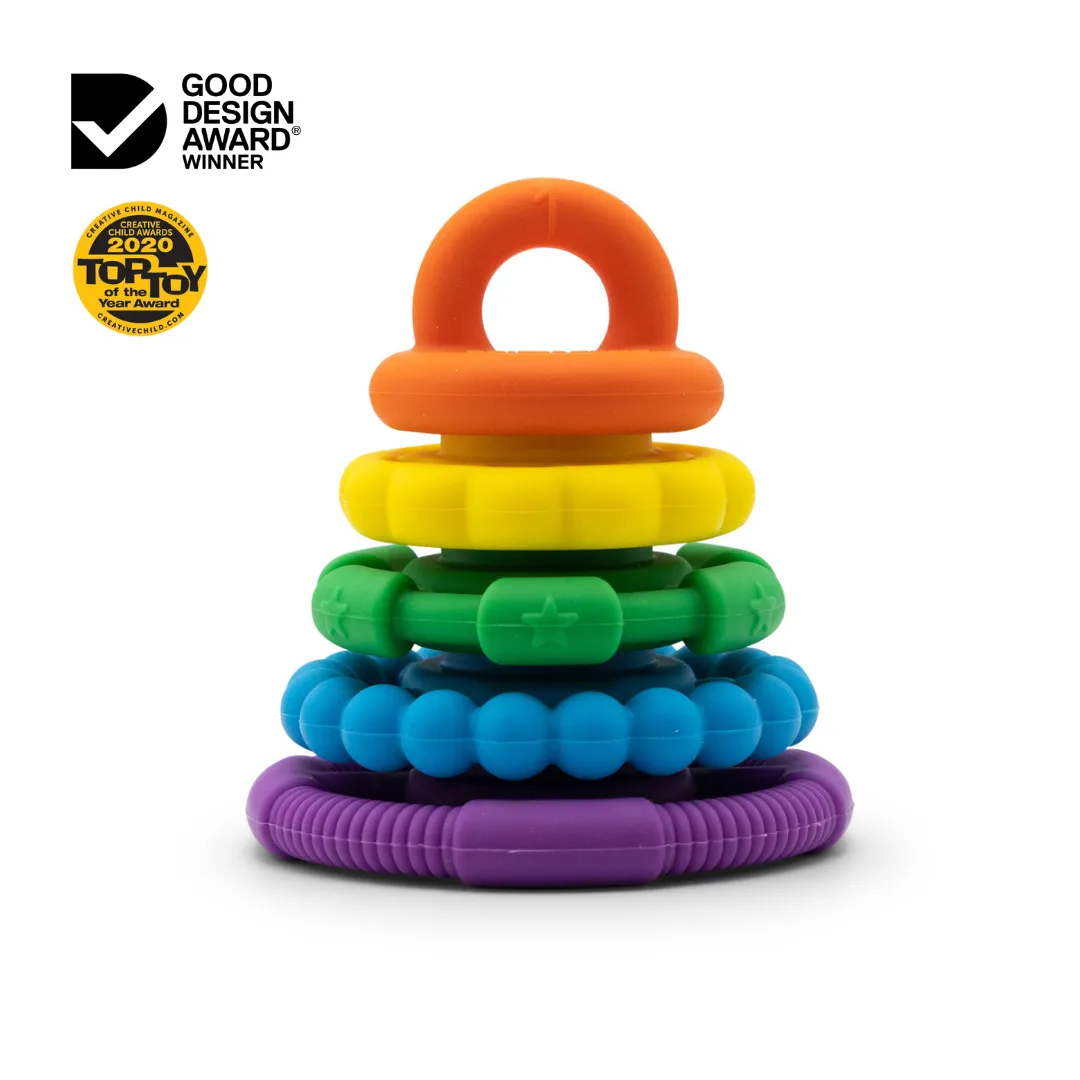 Rainbow Stacker and Teether Toy