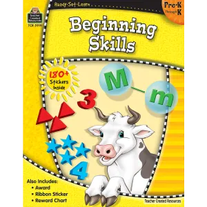 Ready Set Learn Workbook: Beginning Skills - Grades Pre-K - K