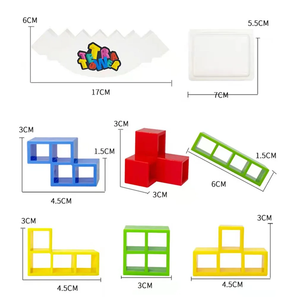 Russian Balance Blocks Jenga Tabletop Educational Toys, TO0012