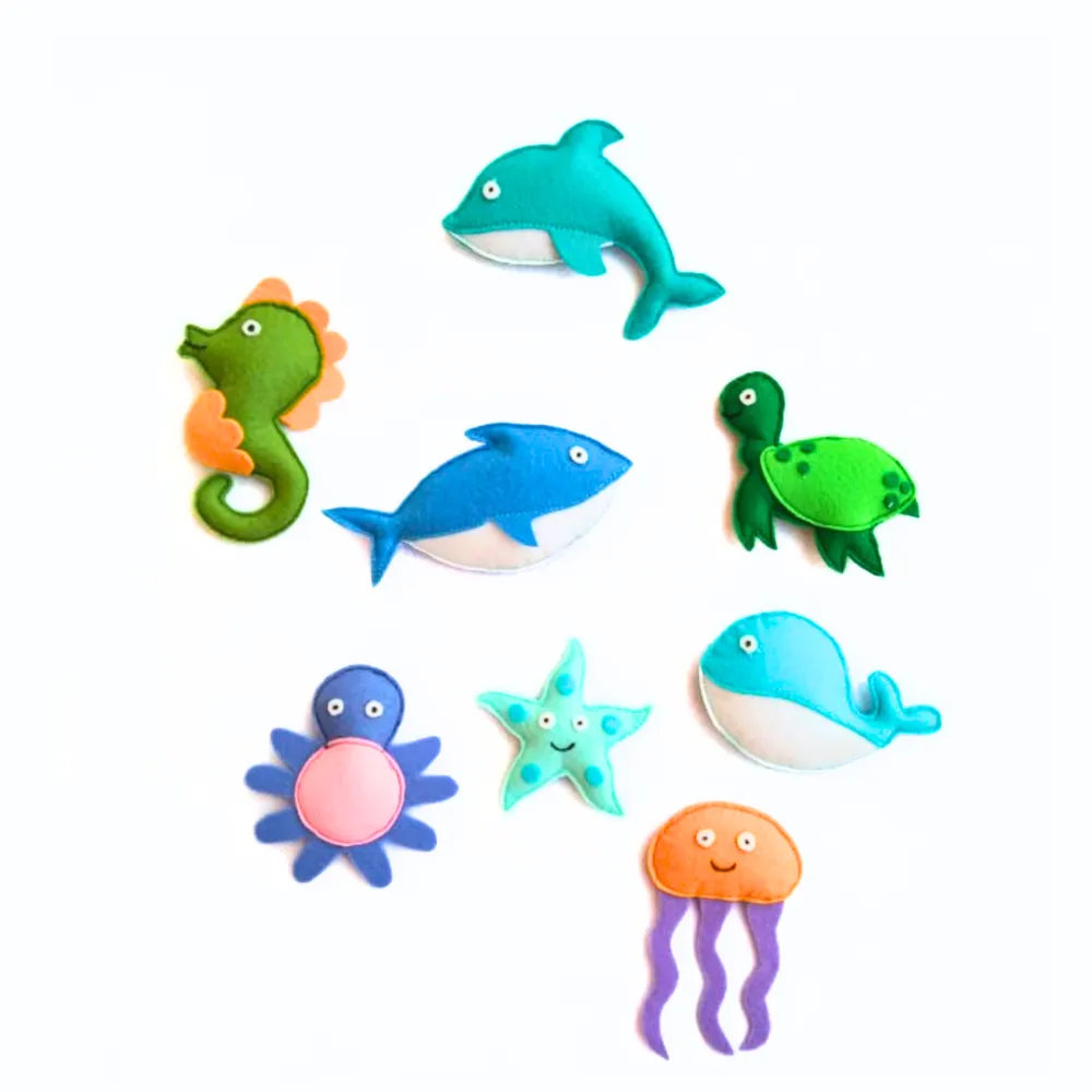 Sea Animal Toys (Set of 12)