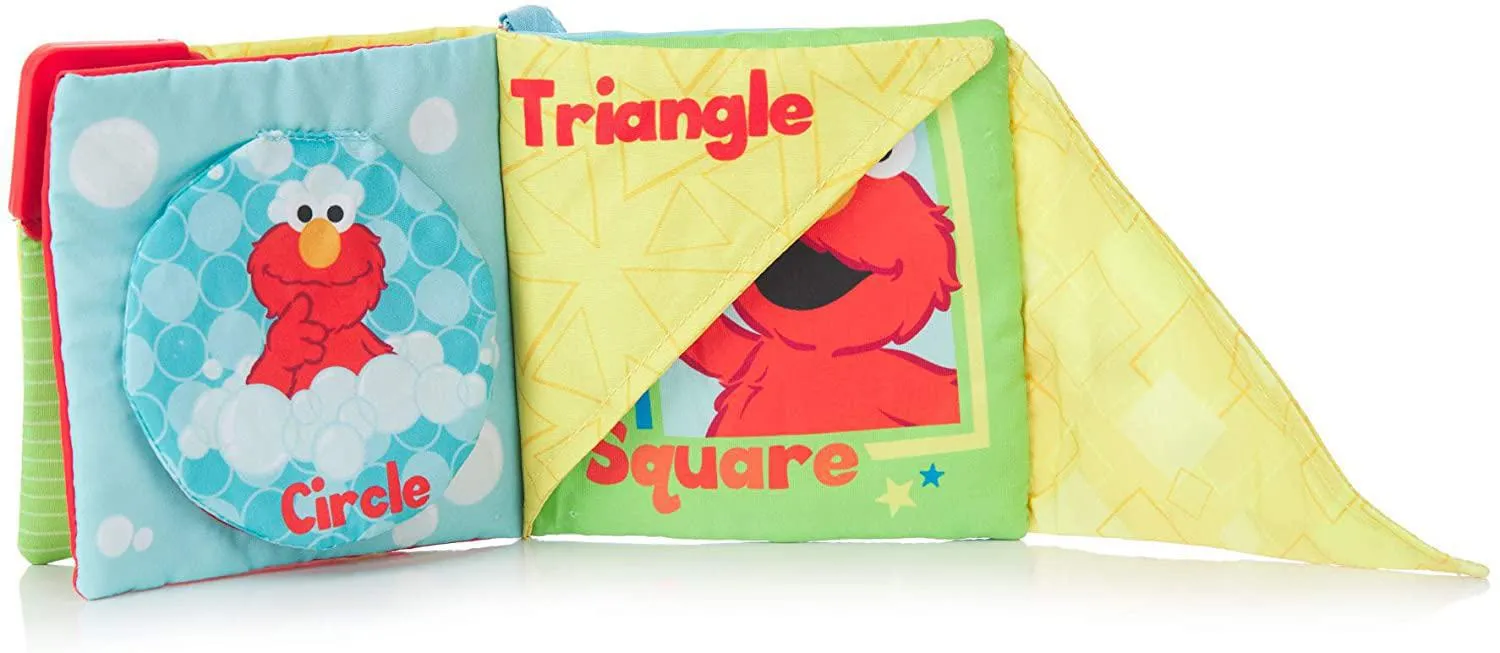 Sesame Street On The Go All About Shapes with Elmo Soft Teether Book