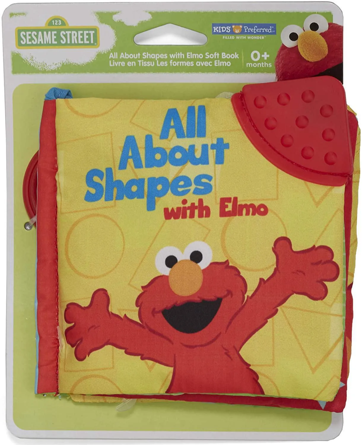 Sesame Street On The Go All About Shapes with Elmo Soft Teether Book