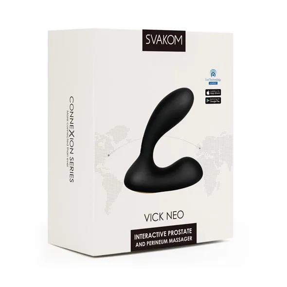 Svakom Vick Neo Interactive Prostate Massager Black