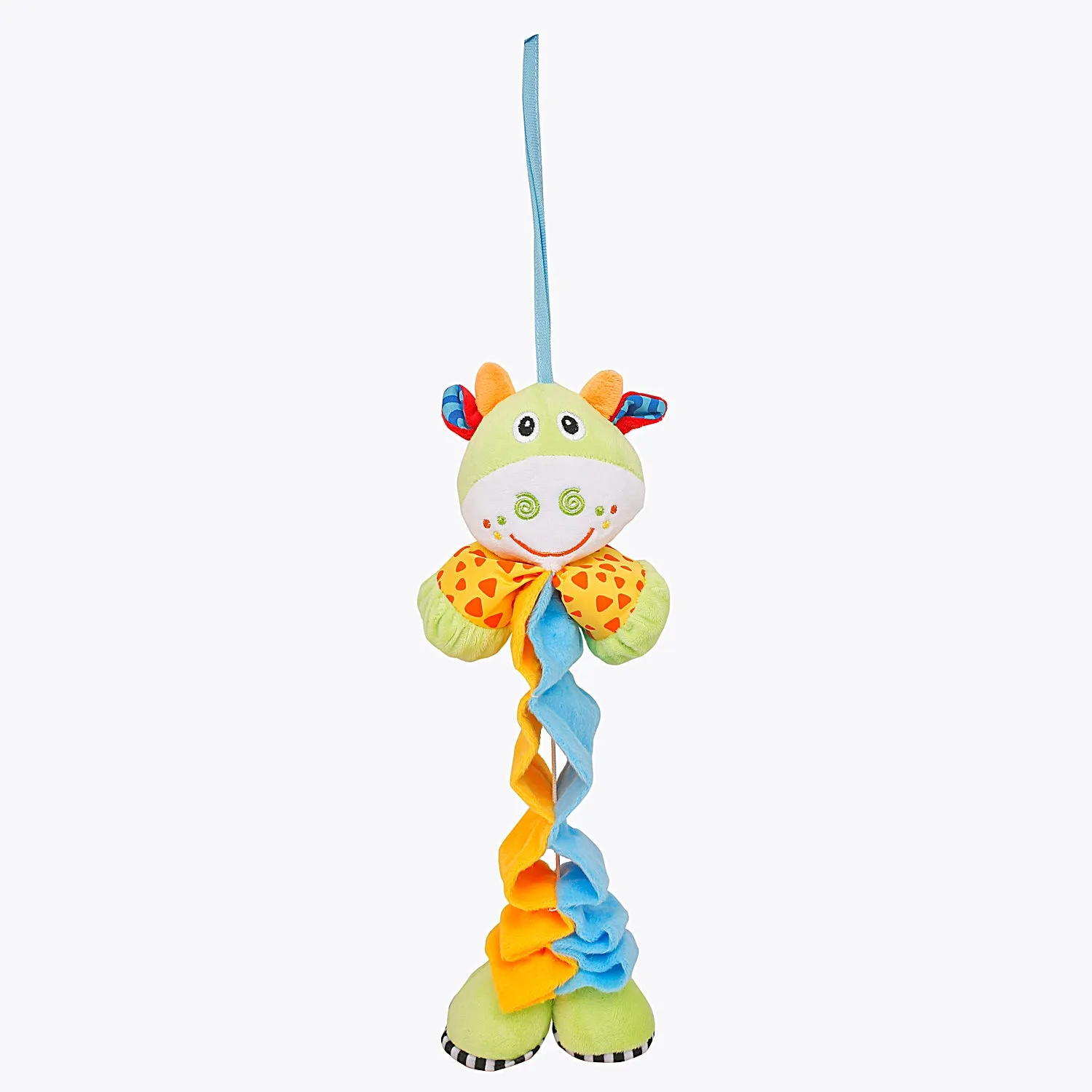 Tall Giraffe Green Pulling Toy