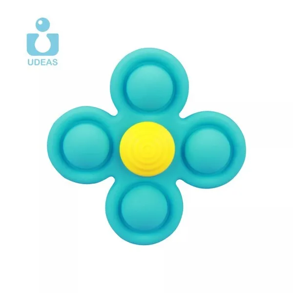 Udeas Silicone Bubble Sensory Spinner - Blue