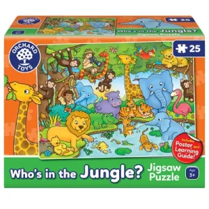 Who's in The Jungle - 25 Piece Puzzle