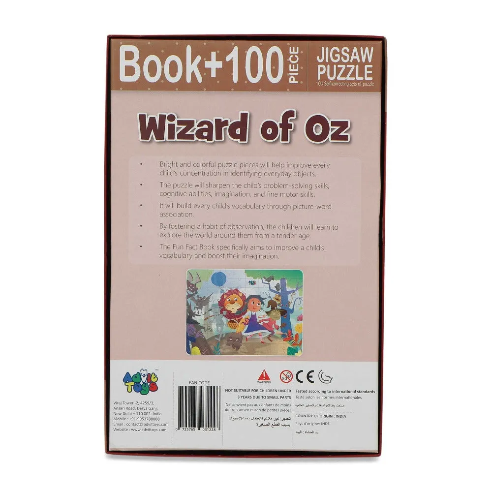 Wizard of Oz - Jigsaw puzzle (100 Piece   32 Pages Illustrated Story Inside)