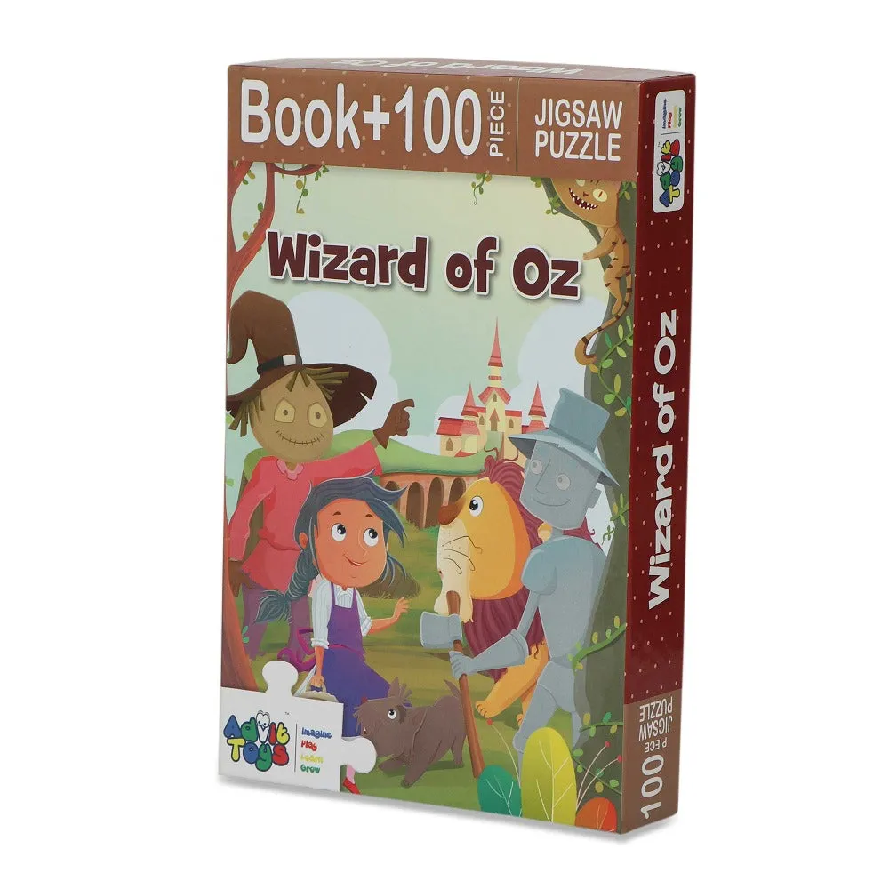 Wizard of Oz - Jigsaw puzzle (100 Piece   32 Pages Illustrated Story Inside)