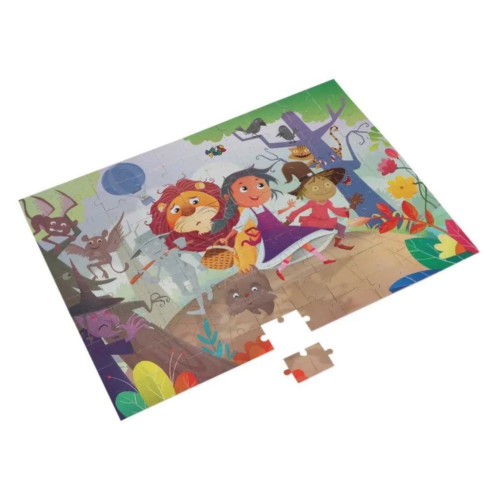 Wizard of Oz - Jigsaw puzzle (100 Piece   32 Pages Illustrated Story Inside)