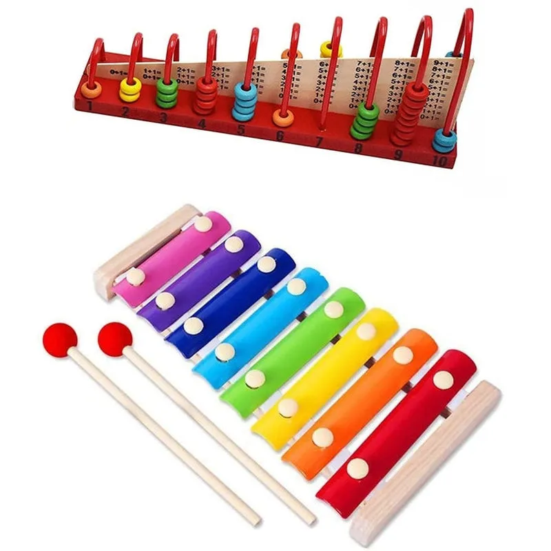 Wooden Calculation Shelf   Xylophone Musical Toy