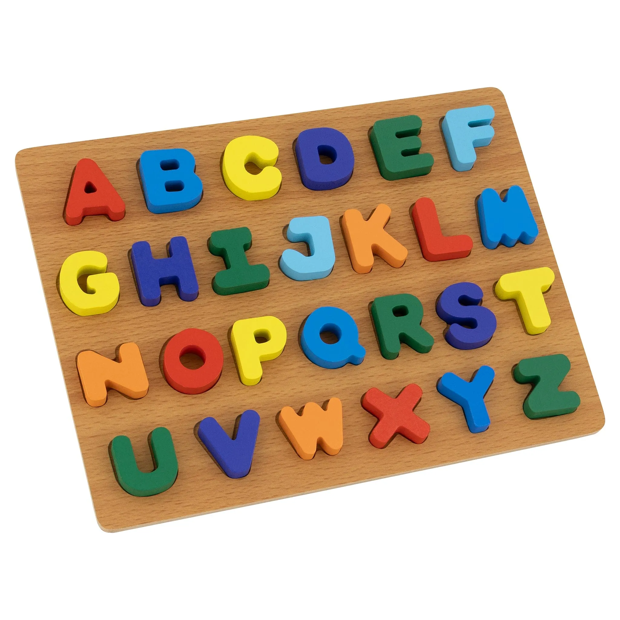 Wooden Chunky Letter Alphabet Set - 30 x 22.5 x 2cm