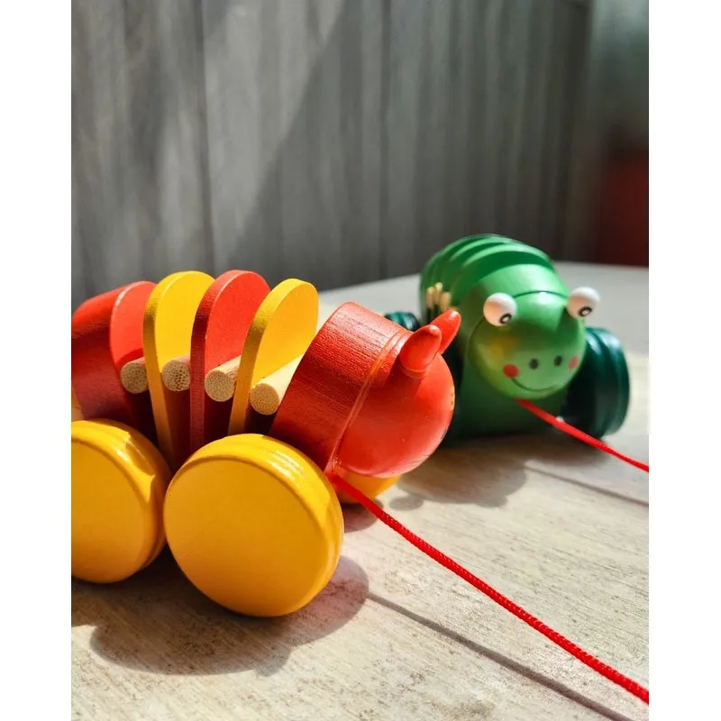 Wooden Moving Snail wheels  (Set of 2)