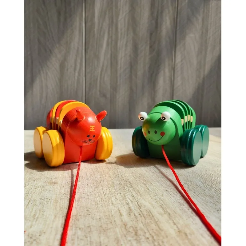 Wooden Moving Snail wheels  (Set of 2)